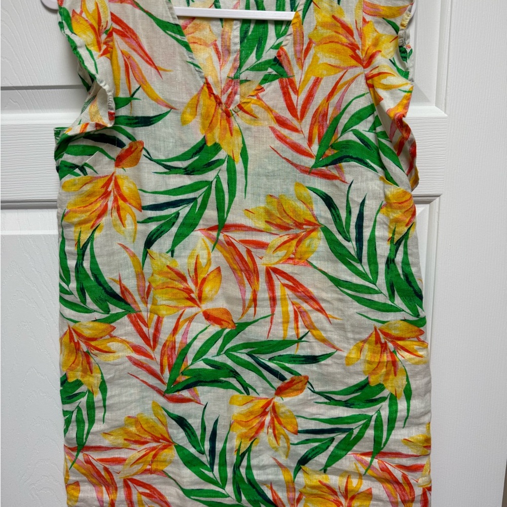 Nicole Miller Multicolor Linen Dress
